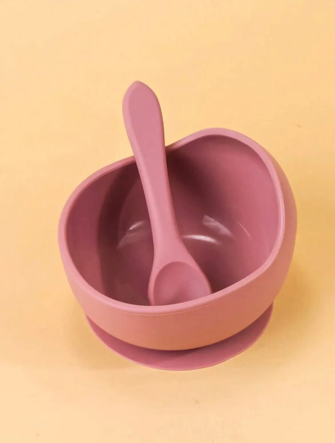 SET DE CUENCO CON CUCHARA ROSA 